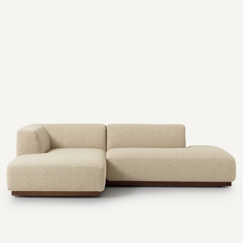 Am.pm Xl-ecksofa Jacopo Mit Ecke Links, Bouclé