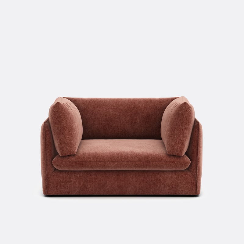 Xl-sesselelement Für Modulares Sofa Malo, Aus Meliertem Stoff