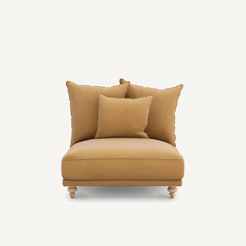 Am.pm Sessel Aus Leinenvelours, Lazare