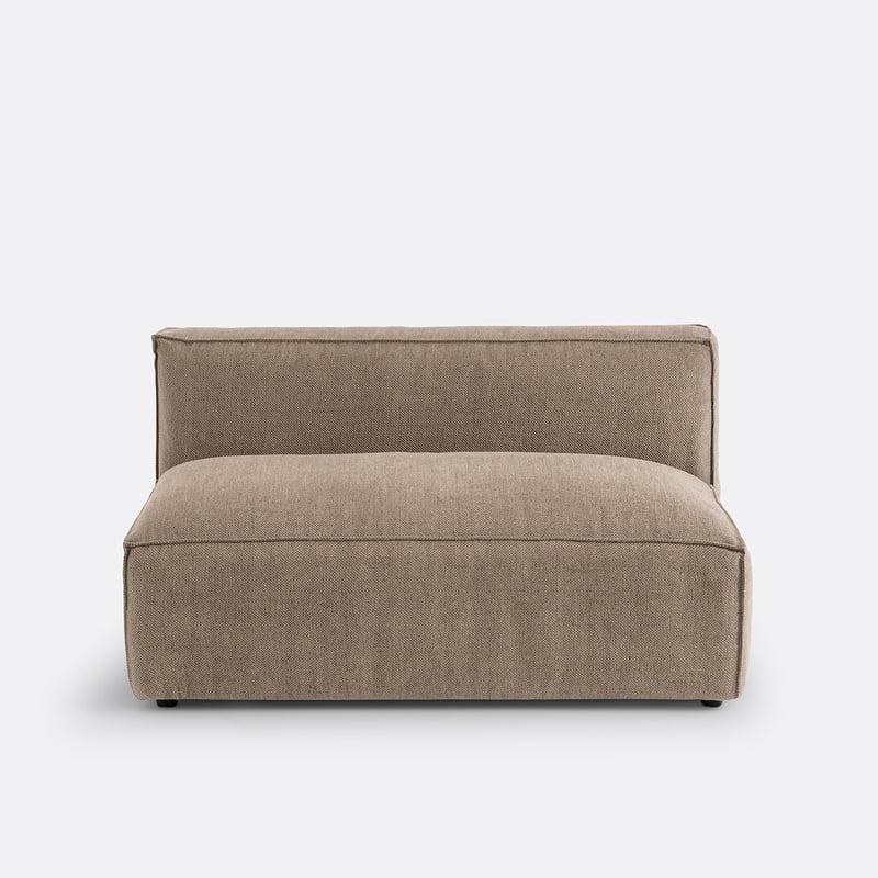 Sitzelement Seven Für Modulares Sofa, 2-sitzig, Aus Strukturgewebe