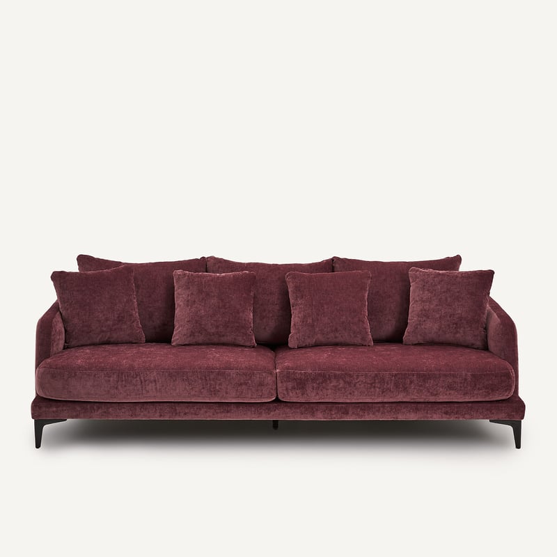 Am.pm X Emmanuel Gallina 3- Oder 4-sitzer-sofa Aus Gemischtem Velours, Moderniste, Design Emmanuel Gallina