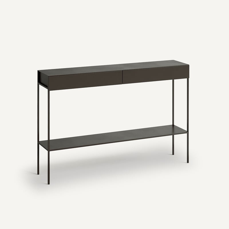 Am.pm Konsole Fébée Mit Ablage, Stahl In Used-optik
