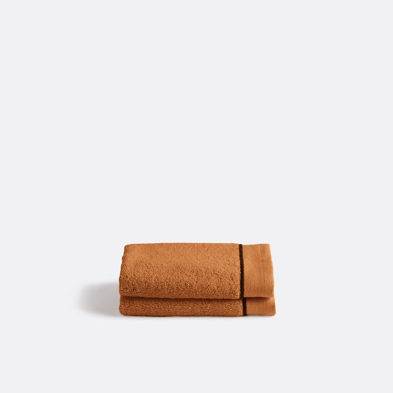 La Redoute Interieurs Set Mit 2 Gästehandtüchern, Aus Gekämmter Baumwolle 675g/m2, Victor