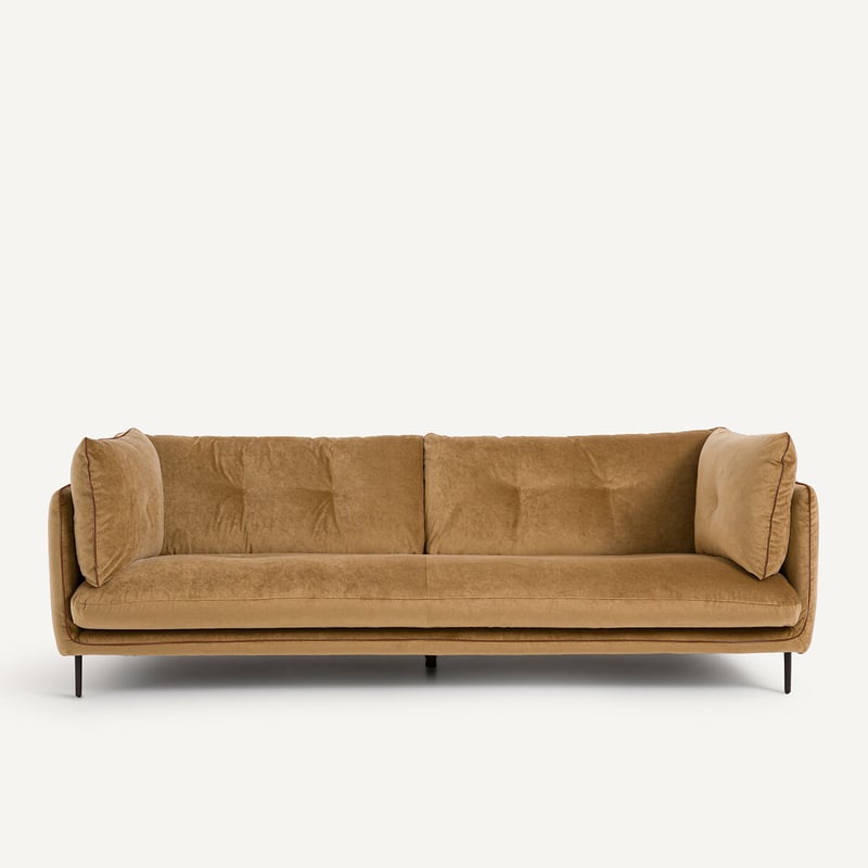 Am.pm Sofa Aus Leinenvelours, Botero