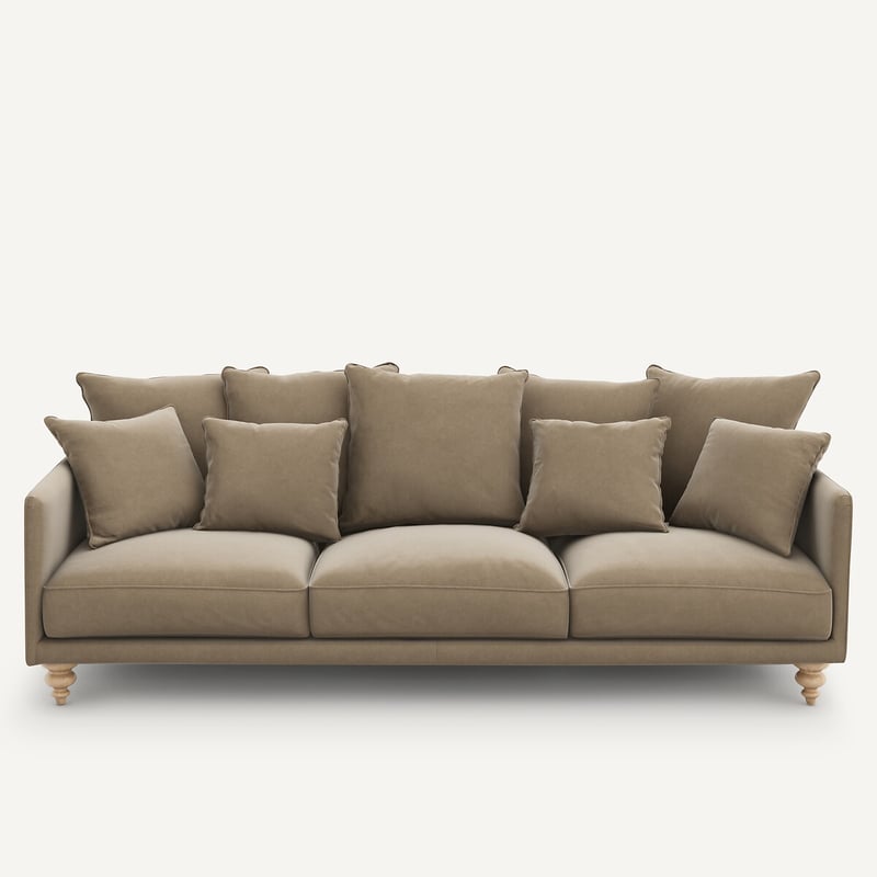 Am.pm 3-, 4- Oder 5-sitzer-sofa, Samt, Lazare