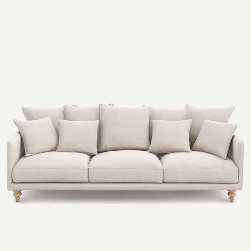 Am.pm 3-, 4- Oder 5-sitzer-sofa, Aus Meliertem Canvas, Lazare