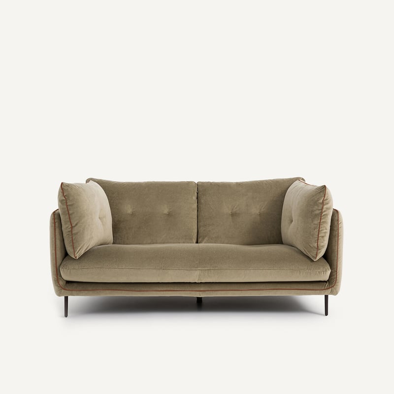 Am.pm 2-sitzer-sofa Aus Leinenvelours, Botero