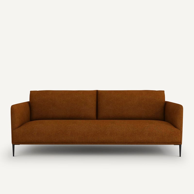 Emmanuel Gallina X Am.pm 3- Oder 4-sitzer-sofa, Aus Meliertem Geflecht, Oscar, Design Emmanuel Gallina