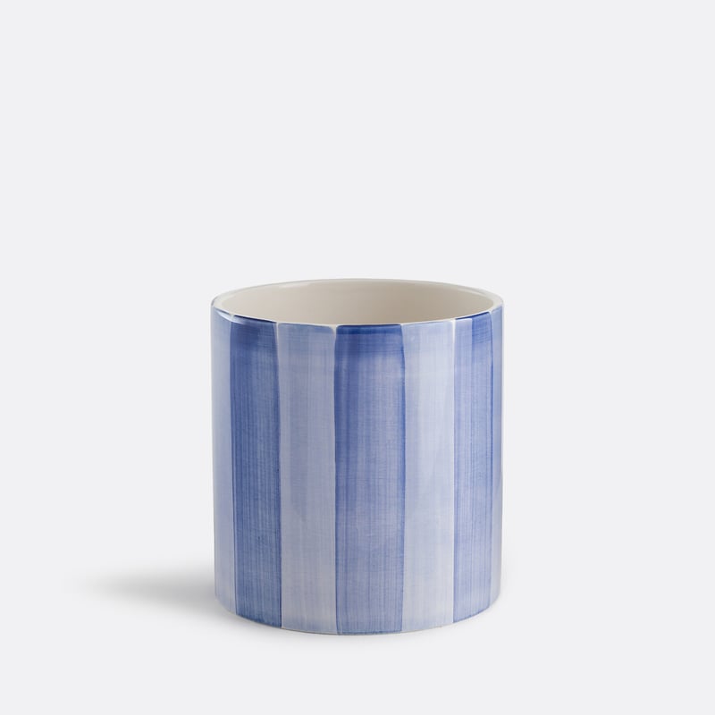 La Redoute Interieurs Übertopf Aus Keramik, Gestreift, Durchmesser 14 Cm, Jaoma