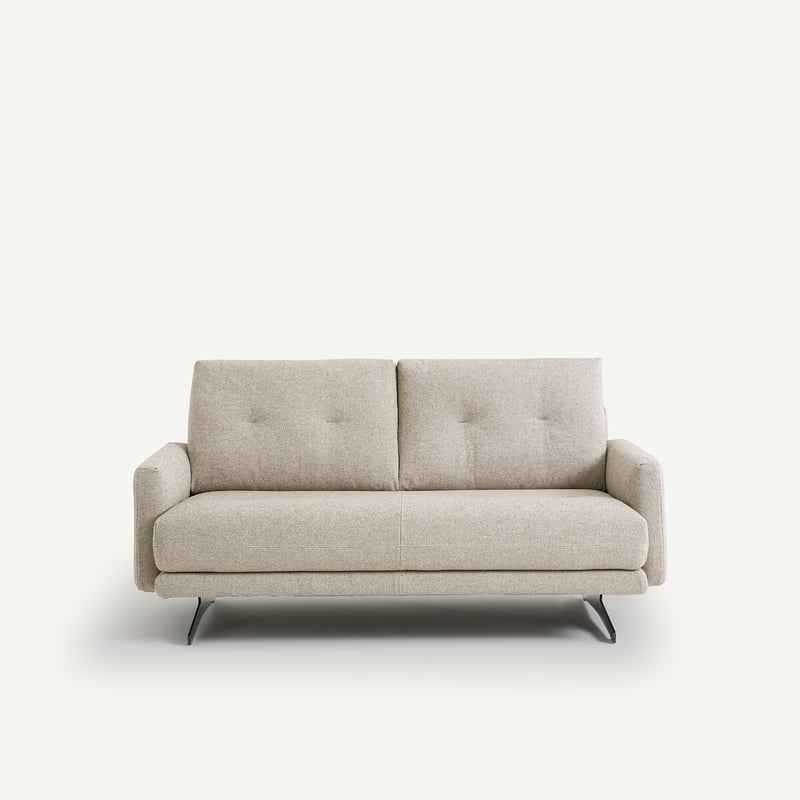 Am.pm 2-sitzer-sofa Delicato, Strukturgewebe Viskose/leinen