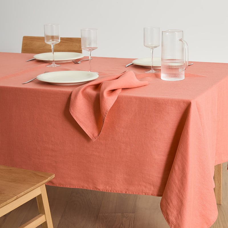 La Redoute Interieurs Tischdecke Victorine, Gewaschenes Leinen
