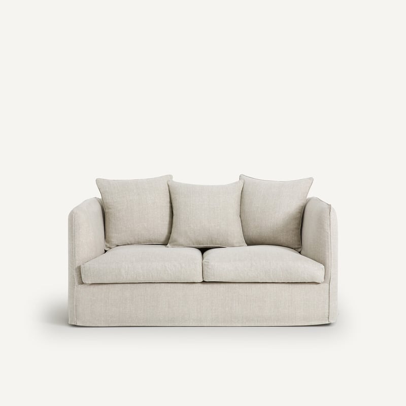 Am.pm 2-sitzer-sofa Aus Baumwolle Und Leinen, Néo Chiquito