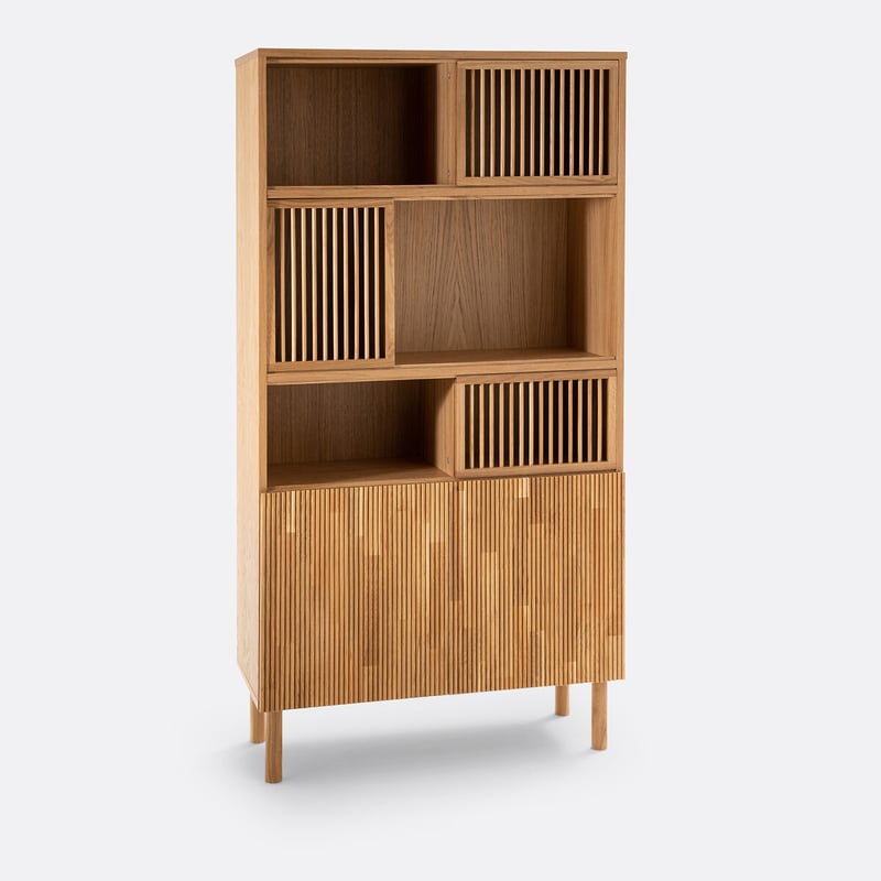 La Redoute Interieurs Bücherregal Bilbao, Eichenfurnier