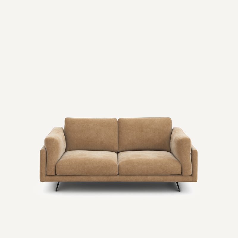 Am.pm 2-sitzer-sofa In Stonewashed Velours, César