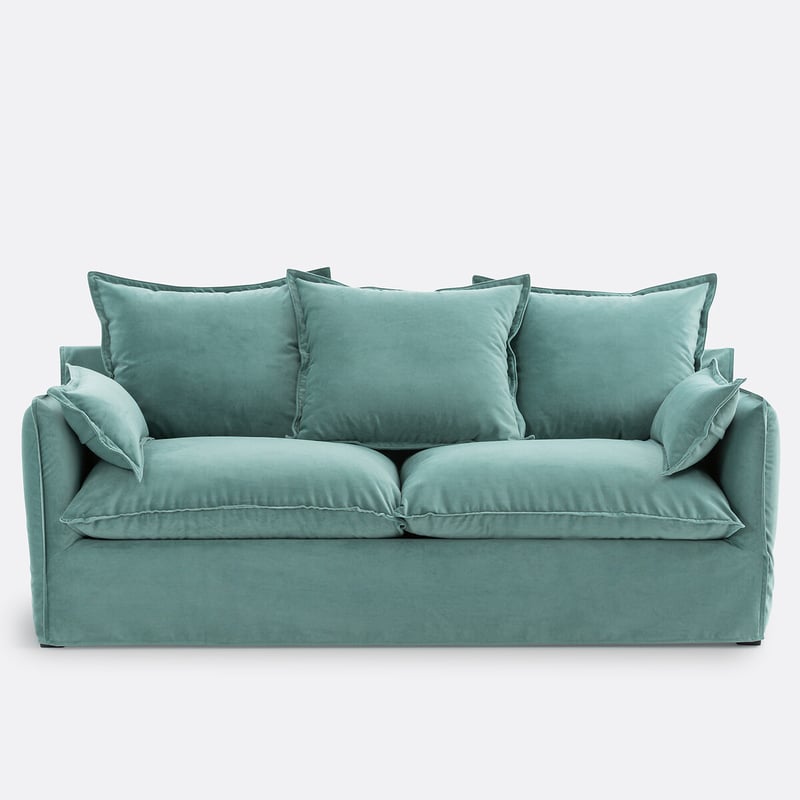 Sofa Odna, 2-, 3-, 4- Oder 5-sitzig, Mit Abnehmbarem Bezug, Aus Samt