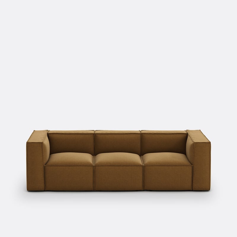 Modularer 3-sitzer Seven, Aus Strukturgewebe