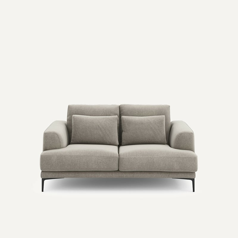 Am.pm 2p-sofa Aus Chenille-samt, Marsile