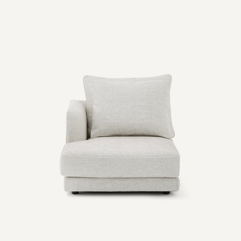 Am.pm Linkes Sofa-halbmodul, Modular, Aus Recycelter Baumwolle, Tiberio