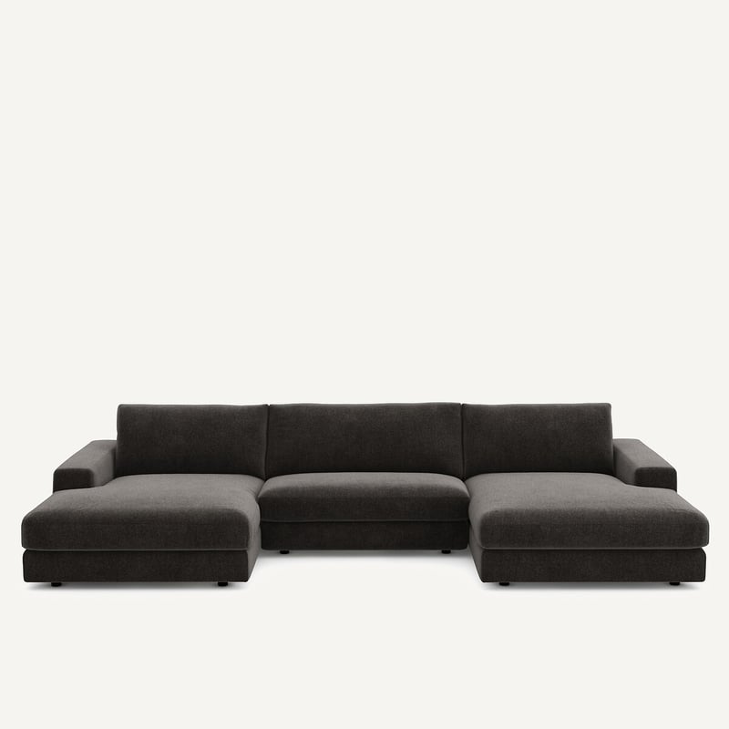 Am.pm Wohnlandschaft Skander, 5-sitzer, Chenille-velours