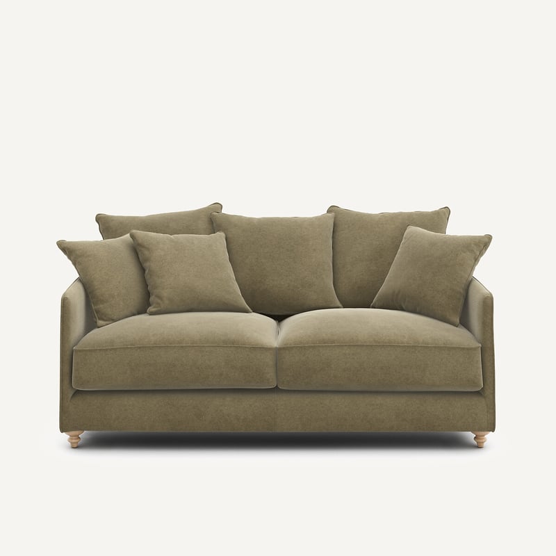 Am.pm Kompaktes 3-sitzer-sofa, Umwandelbar In Leinenvelours, Lazare