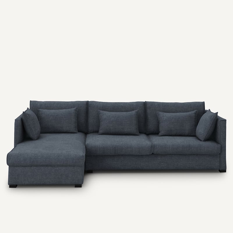 Am.pm Ecksofa, Aus Baumwolle Und Leinen, Camille