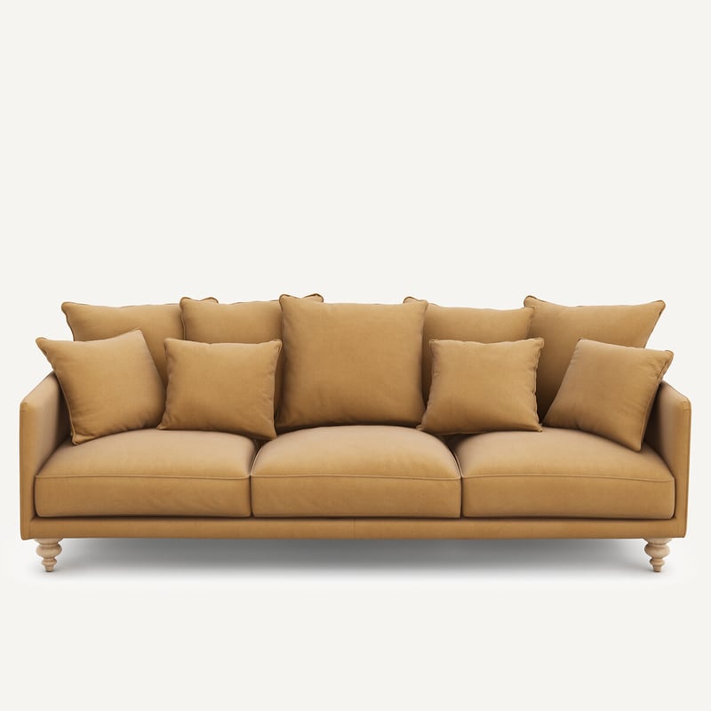 Am.pm Sofa Aus Leinenvelours, Lazare
