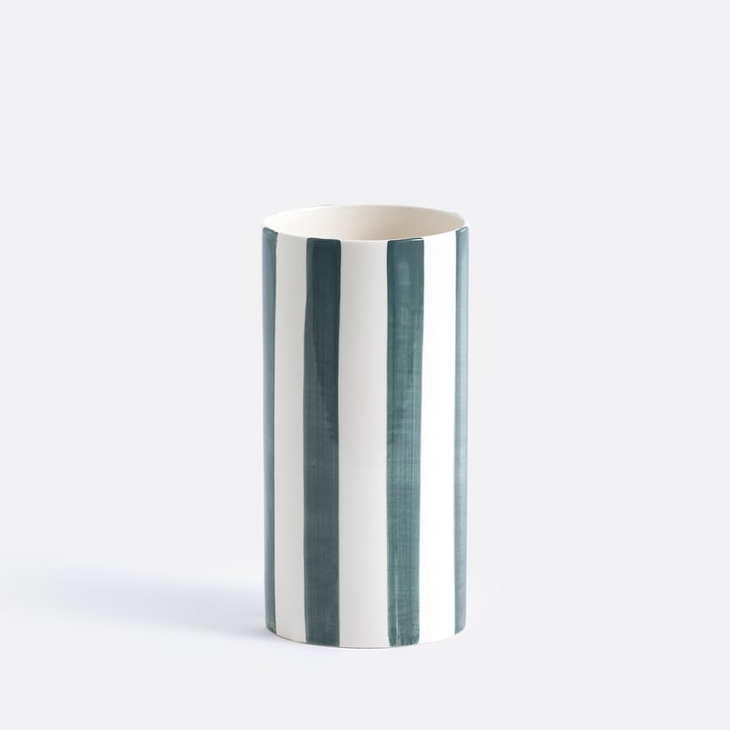 La Redoute Interieurs Vase Jaoma, Keramik Mit Streifenmuster, H. 25 Cm