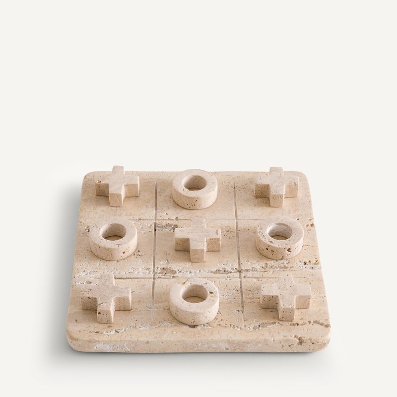 Am.pm Tic-tac-toe-spiel Aus Travertin Trevi