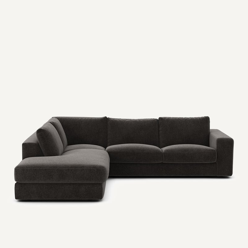 Am.pm Ecksofa Aus Chenille-velours, Skander