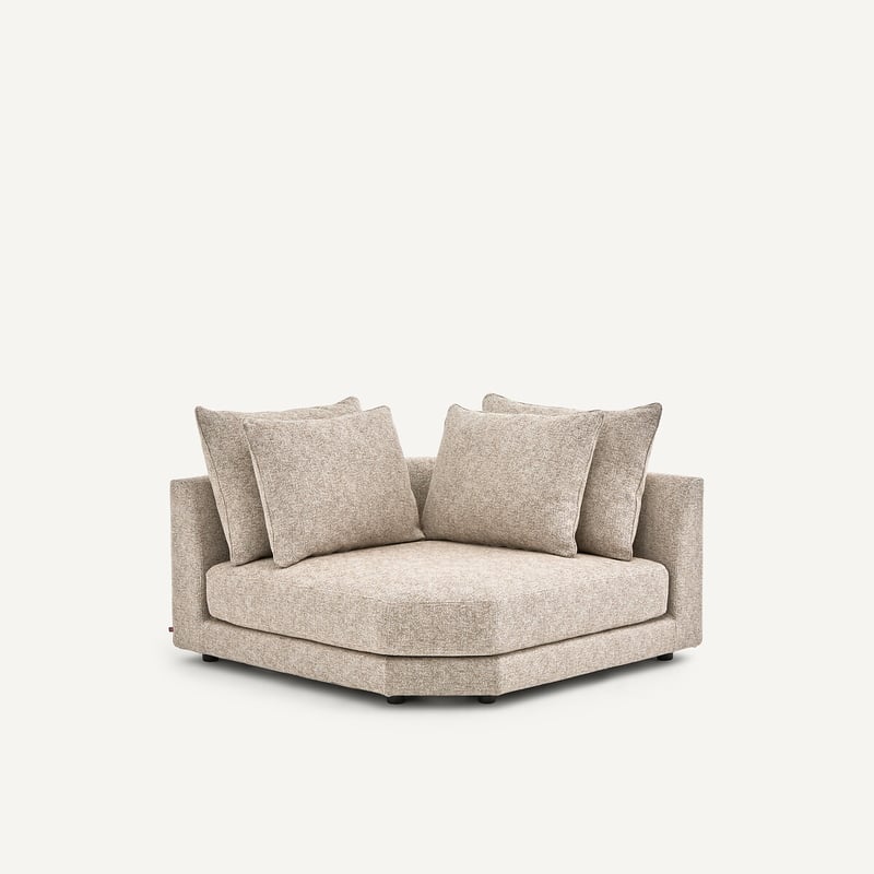 Am.pm Modulares Ecksofa Aus Baumwollmischgewebe, Tiberio