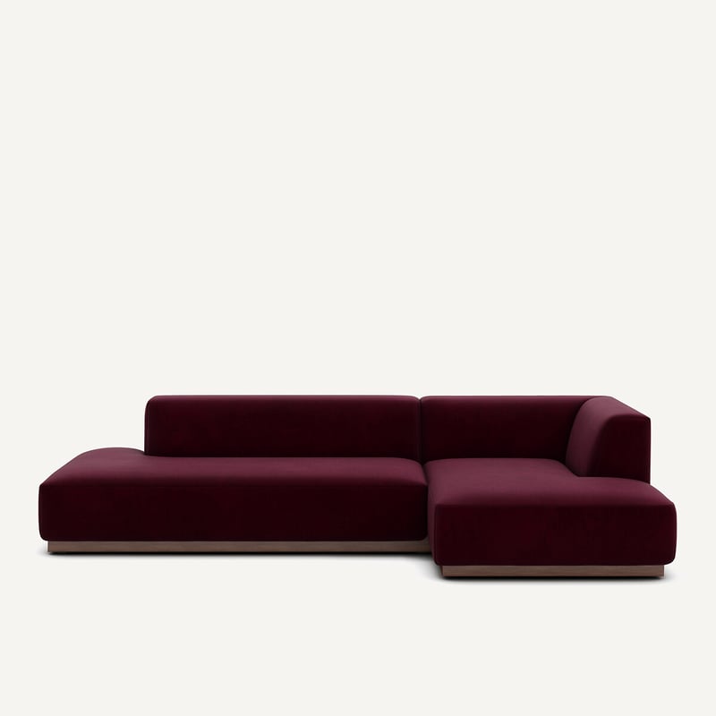Am.pm Xl-ecksofa Jacopo Mit Ecke Rechts, Samt