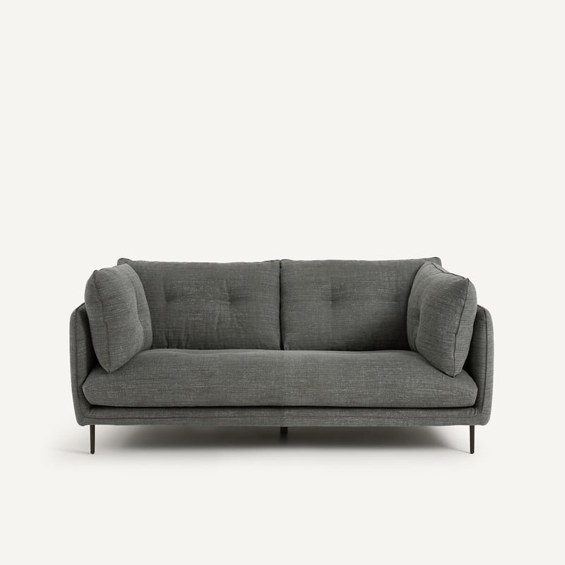 Am.pm 2-sitzer-sofa, Aus Baumwolle Und Leinen, Botero
