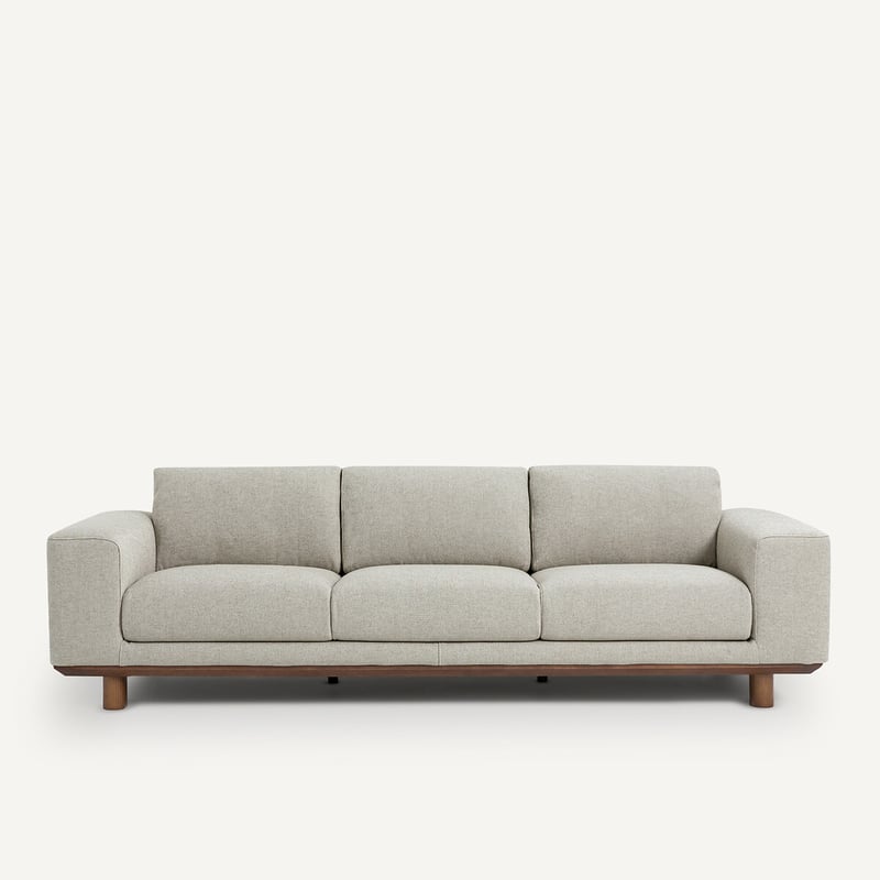Am.pm 3- Oder 4-sitzer-sofa, Texturierte Viskose Und Leinen, Cerea