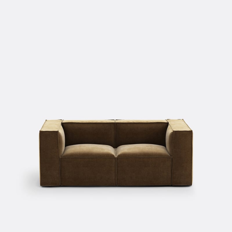 Modulares Sofa Seven, 2-sitzig, Aus Vintage-cord