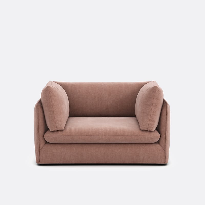 Xl-sesselelement Malo, Für Modulares Sofa, Aus Strukturgewebe