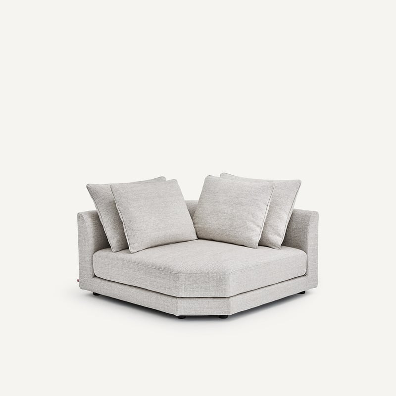 Am.pm Modulares Ecksofa Aus Jaspé-stoff, Tiberio