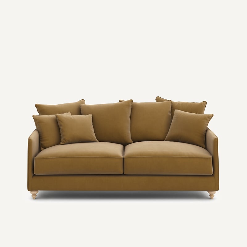 Am.pm 3-sitzer-sofa, Umwandelbar, Leinenvelours, Lazare
