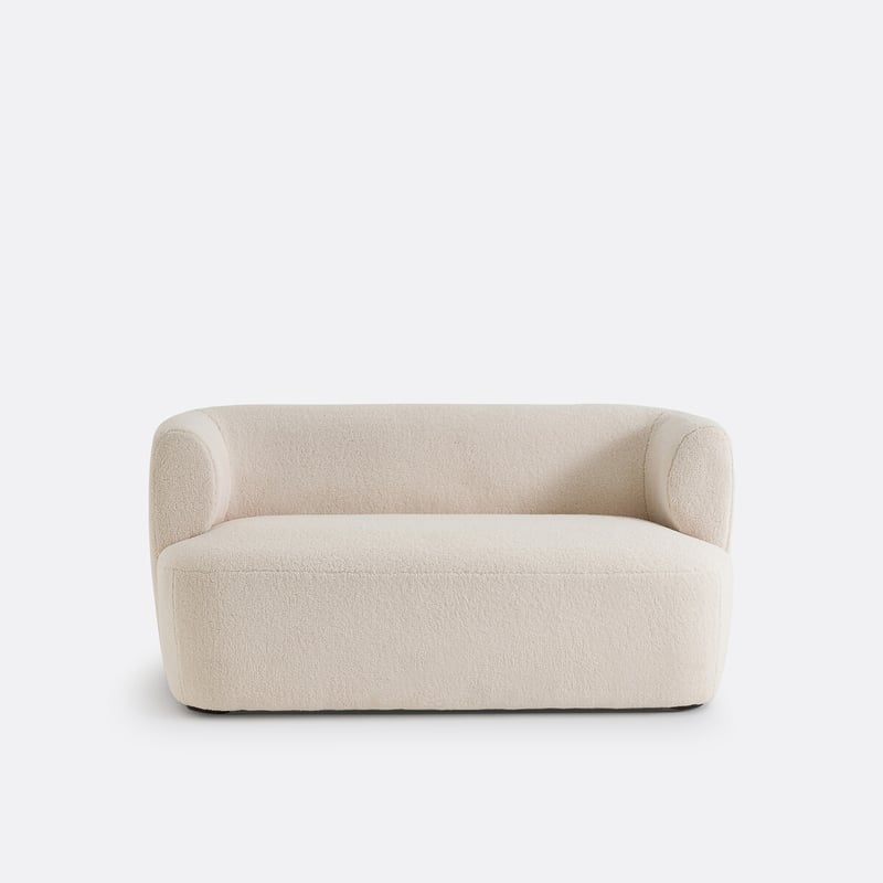 2-sitzer-sofa, Aus Bouclé, Nidou