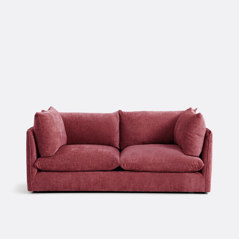 3-sitzer-sofa Malo, Gerade, Aus Dickem, Strukturiertem Velours