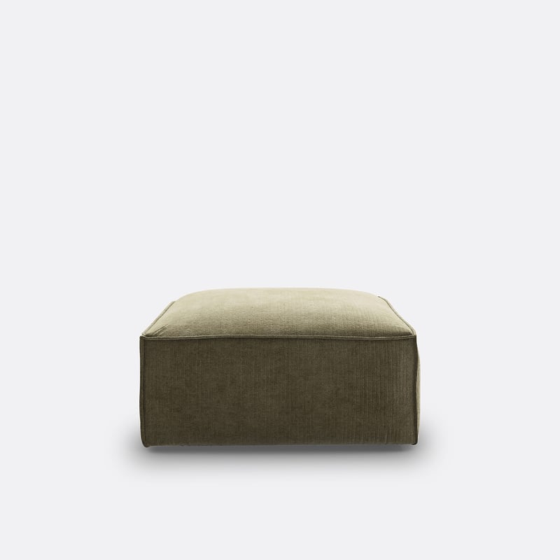 Hocker-element Seven, Vintage-cordsamt