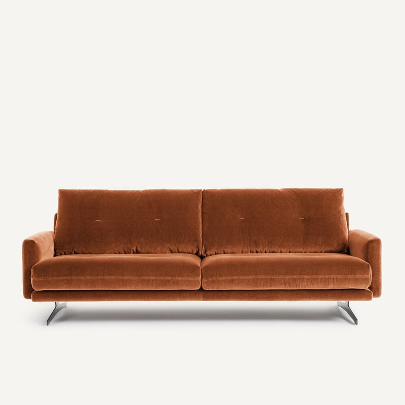 Am.pm Sofa Aus Samt, Delicato