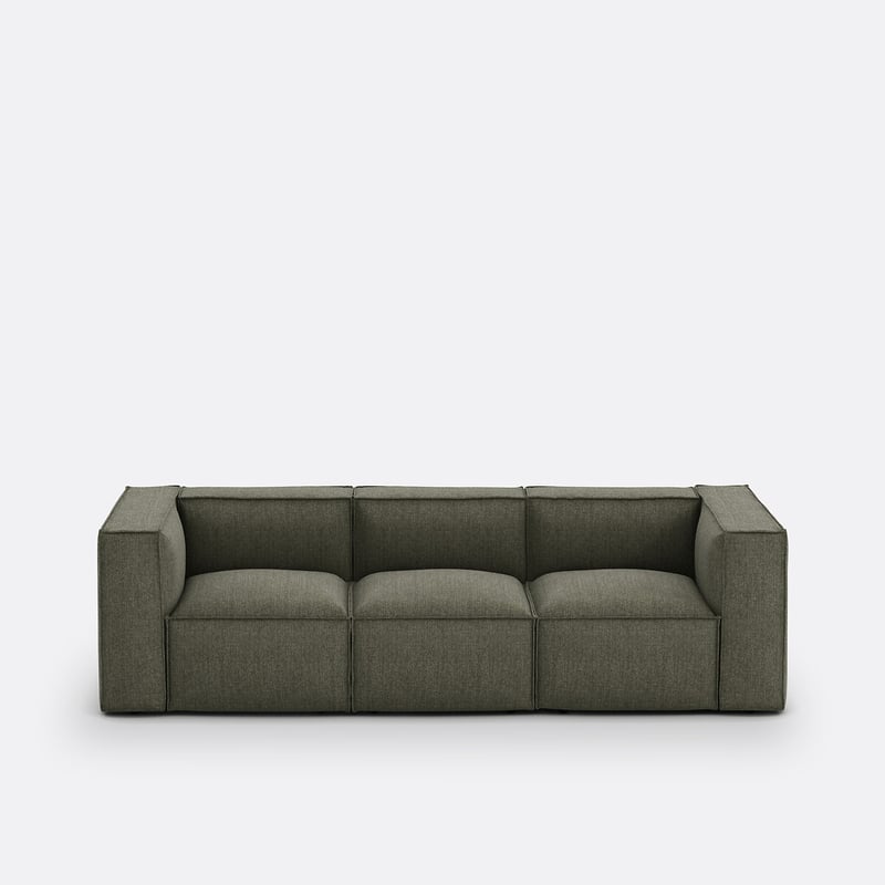 Modularer 3-sitzer Seven, Aus Strukturgewebe
