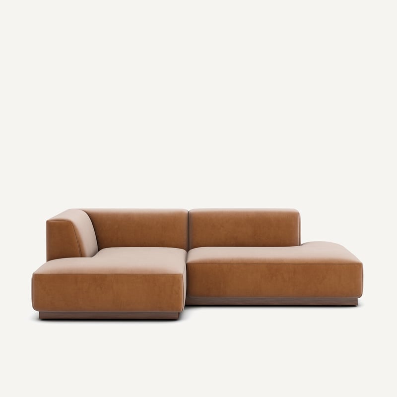 Am.pm Ecksofa Jacopo Mit Ecke Links, Samt