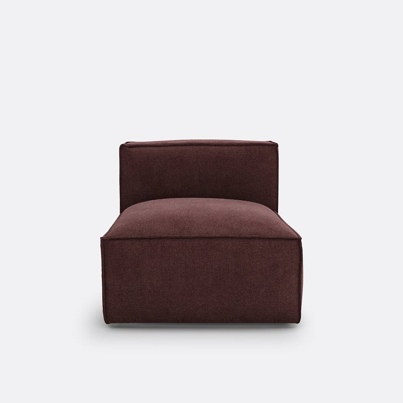 Sessel-element Seven Für Modulares Sofa, Aus Strukturgewebe