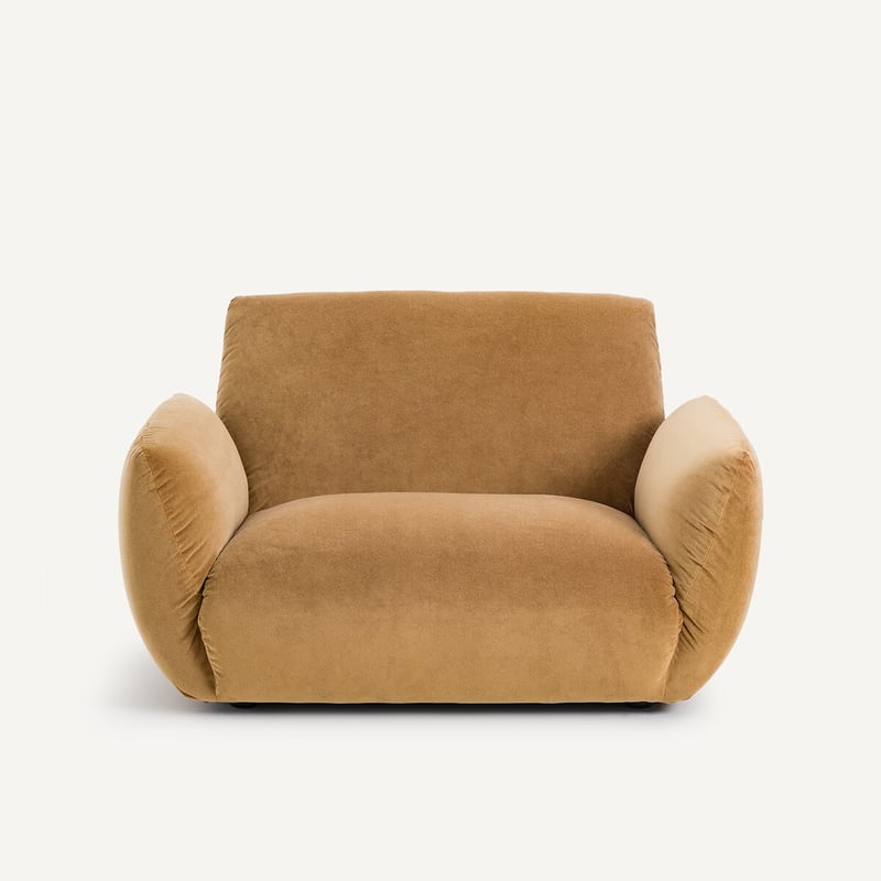 Am.pm Sessel Aus Leinenvelours, Spogano