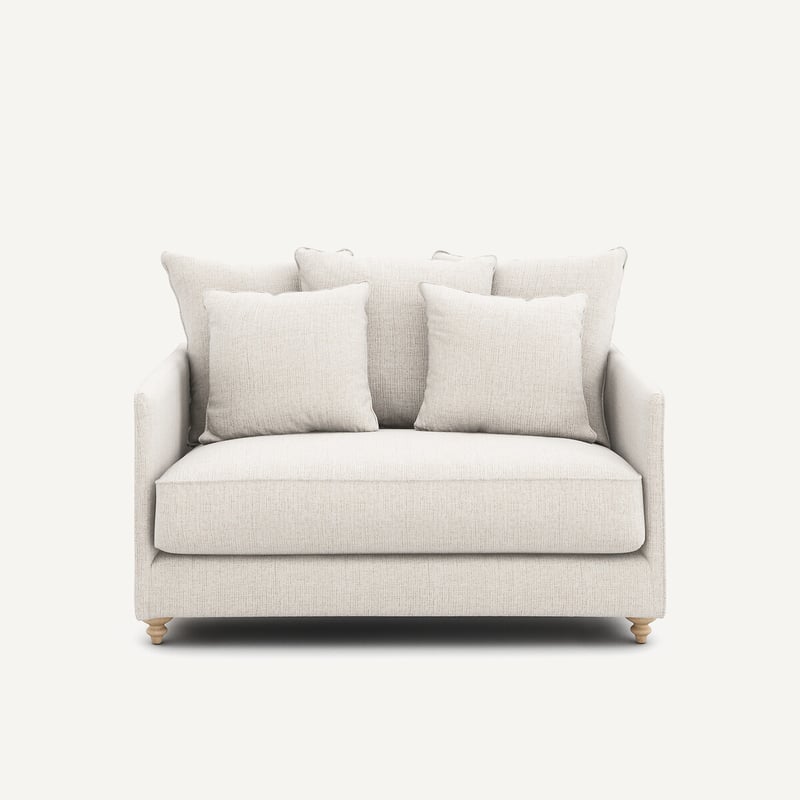 Am.pm 2-sitzer-sofa, Umwandelbar, Aus Jaspé-stoff, Lazare