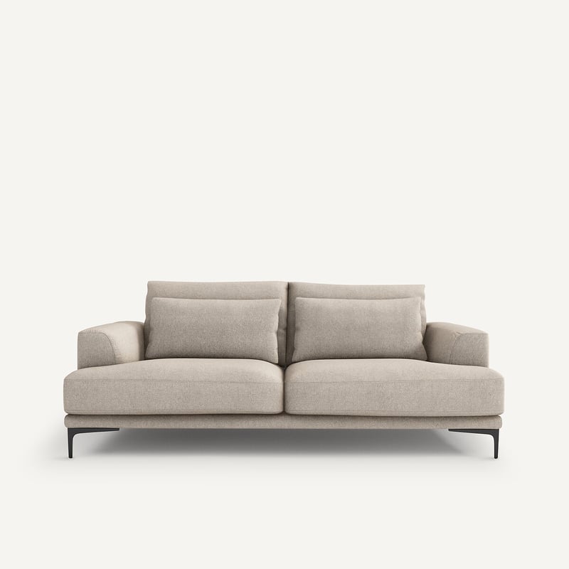 Am.pm 3-sitzer-sofa Marsile, Strukturgewebe Viskose/leinen