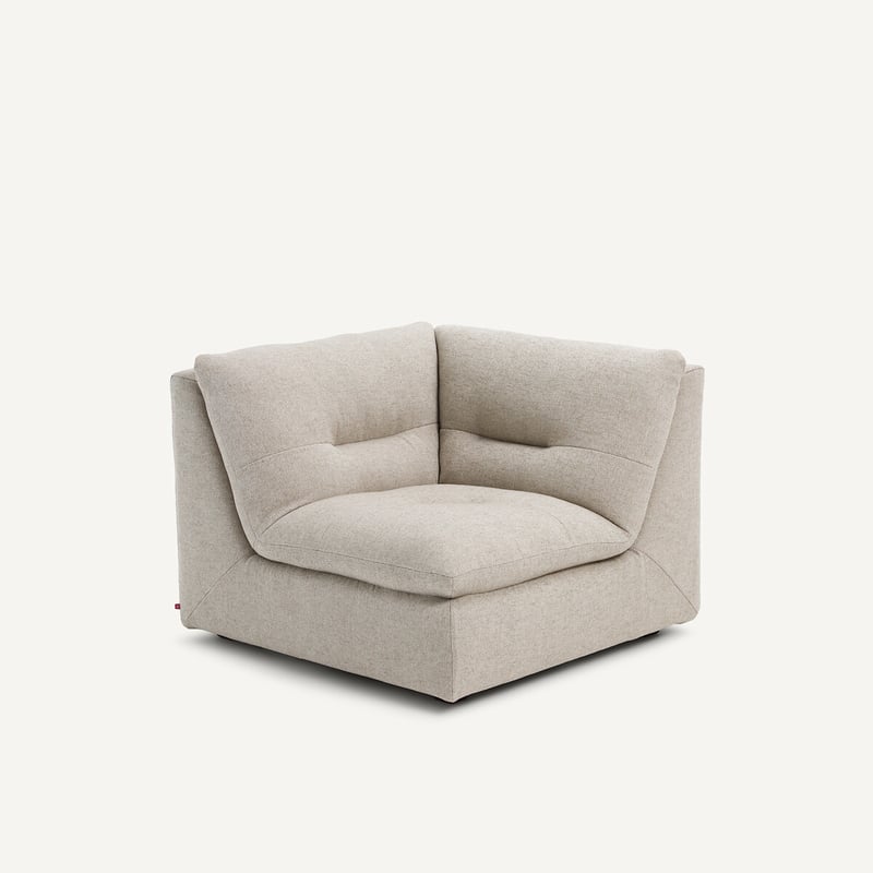 Am.pm Modularer 90°-winkel Aus Texturierter Viskose Und Leinen, Giuliano