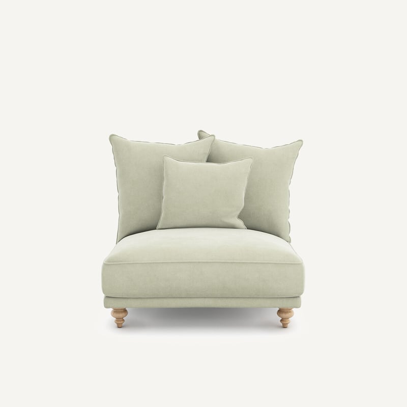 Am.pm Sessel Lazare, Samt Stonewashed