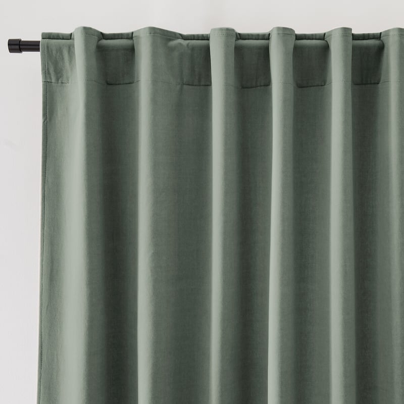 La Redoute Interieurs Vorhang Velvet, Verdeckte Schlaufen, Samt